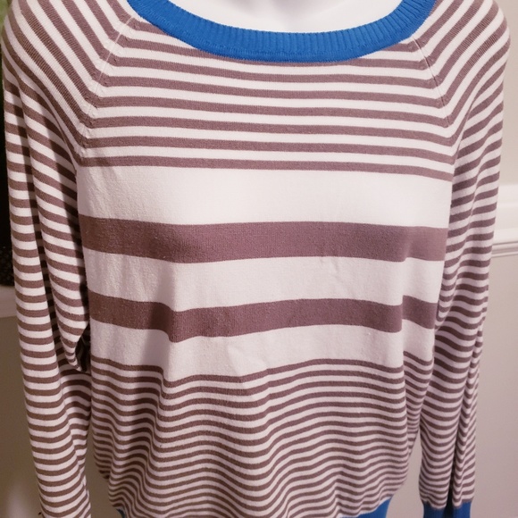 525 America Striped Crew Neck Sweater - Picture 2 of 6